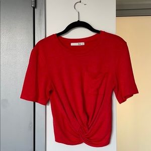 Aritzia Wilfred Free subah cropped t-shirt